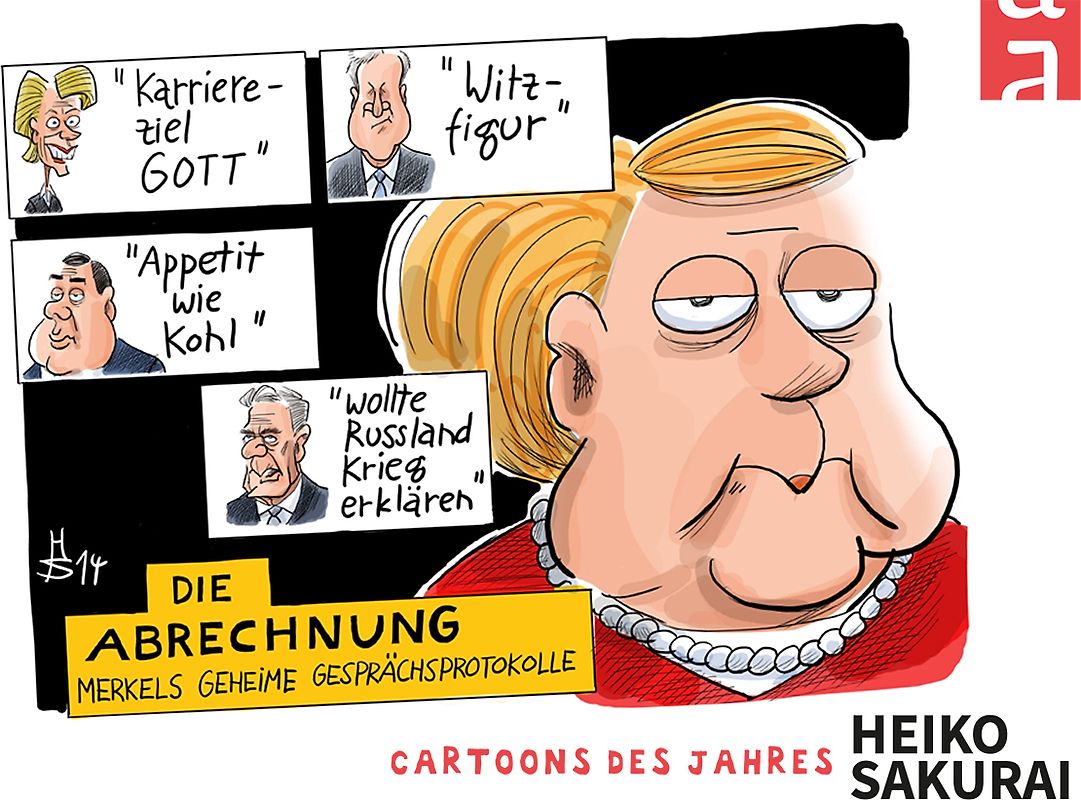 Merkels geheime Gesprächsprotokolle