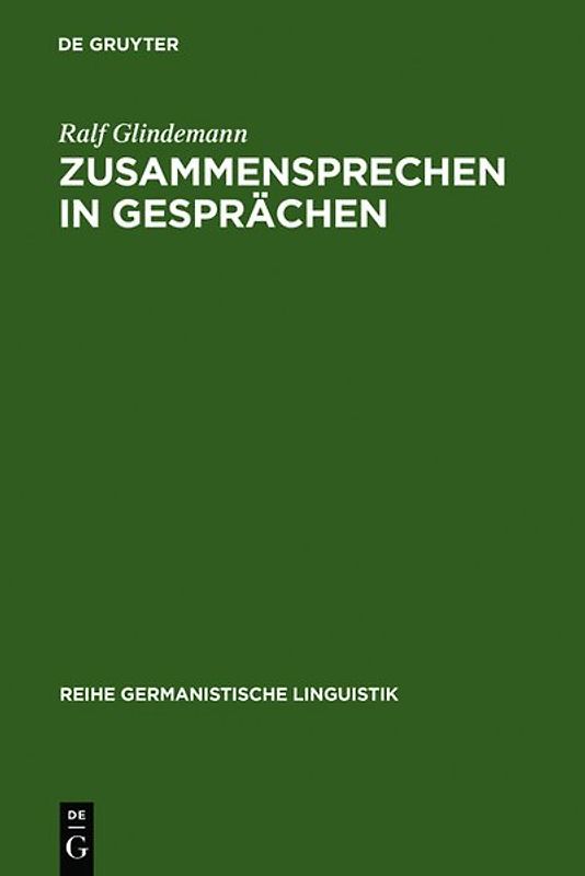 Zusammensprechen in Gesprächen