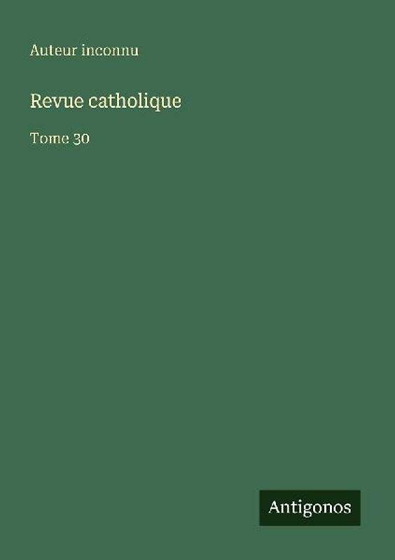 Revue catholique