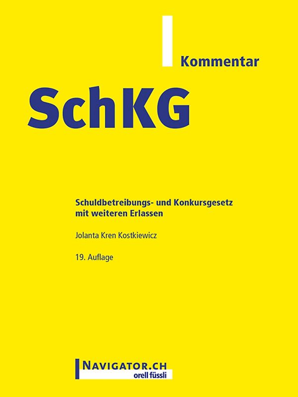SchKG Kommentar