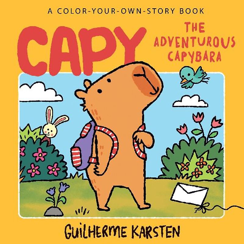 Capy - The Adventurous Capybara: A Color-Your-Own-Story Book