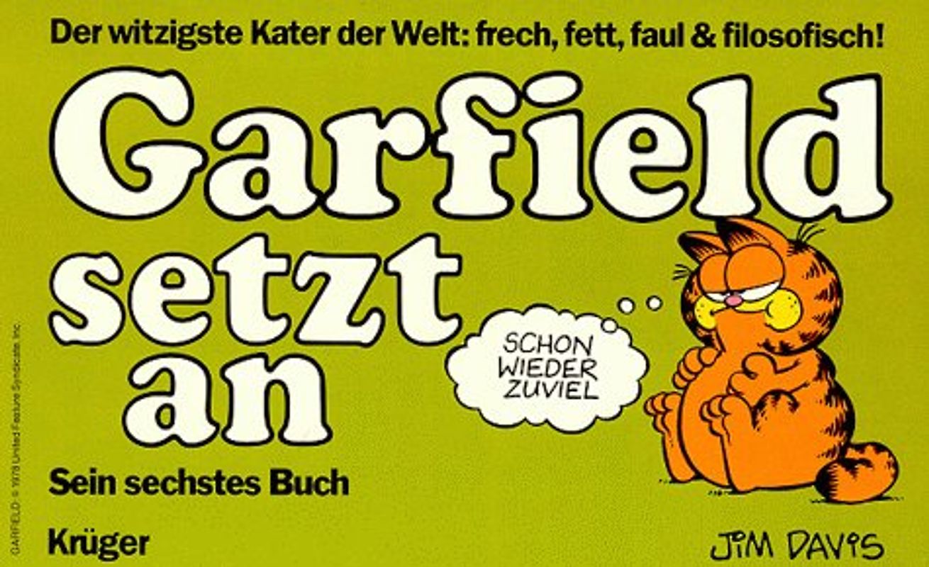 Garfield - Sein Buch / Garfield setzt an. Sechstes Buch