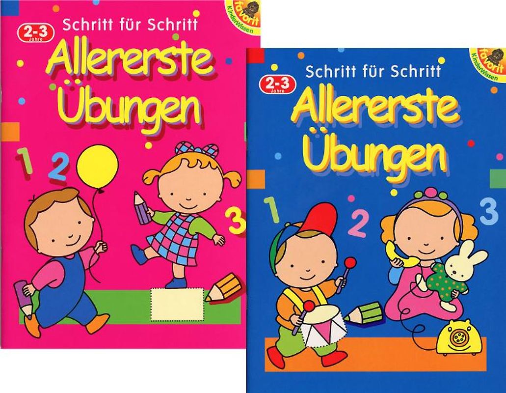 Allererste Übungen - Rot /Allererste Übungen - Blau
