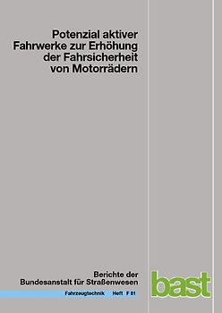 Potenzial aktiver Fahrwerke zur Erhöhung der Fahrsicherheit von Motorrädern