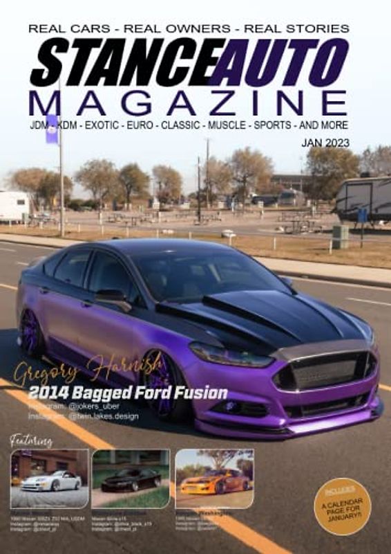Stance Auto Magazine January 2023 (2023 Stance Auto Magazine Monthly Magazines, Band 1)