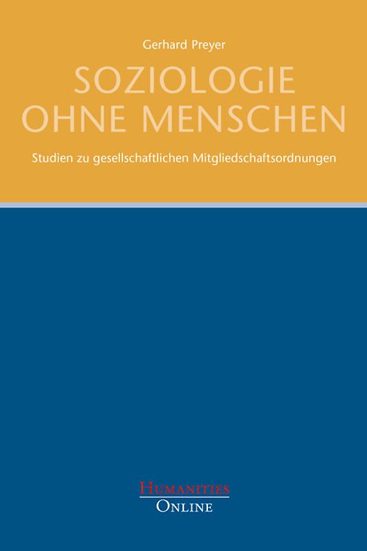 Soziologie ohne Menschen