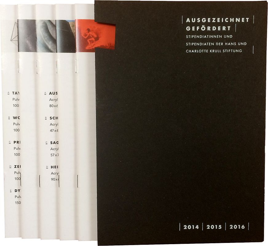 ausgezeichnet | gefördert. Stipendiatinnen und Stipendiaten der Hans und Charlotte Krull Stiftung 2014 – 2016