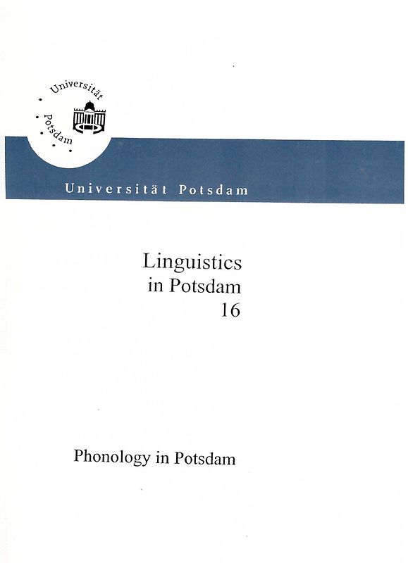 Phonology in Potsdam