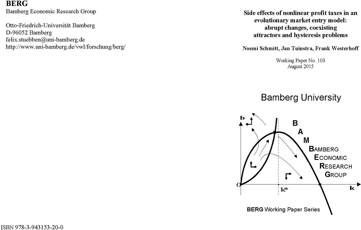 Side effects of nonlinear profit taxes in an evolutionary market entry model: abrupt changes, coexisting attractors and hysteresis problems