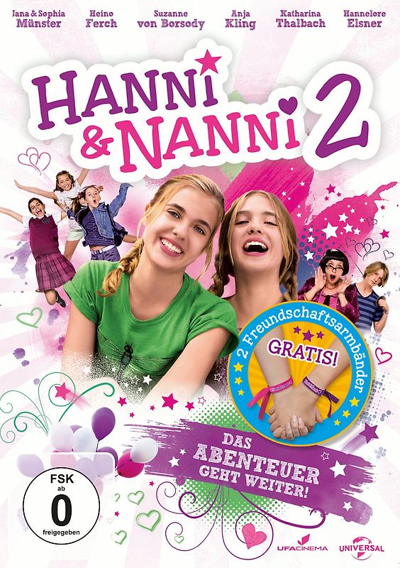 Hanni und Nanni 2 [inkl. 2 Freundschaftsarmbänder, Special Edition] DVD