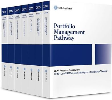 2025 Cfa Program Curriculum Level III Portfolio Management Pathway Box Set
