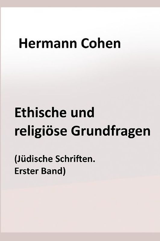 Ethische und religiöse Grundfragen