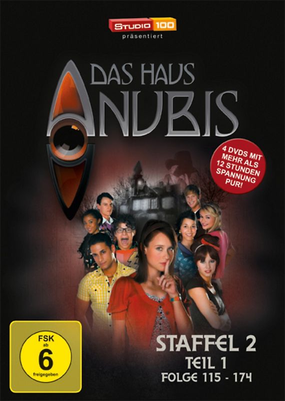 Das Haus Anubis - Staffel 2, Teil 1, Folge 115-174 [4 DVDs] DVD