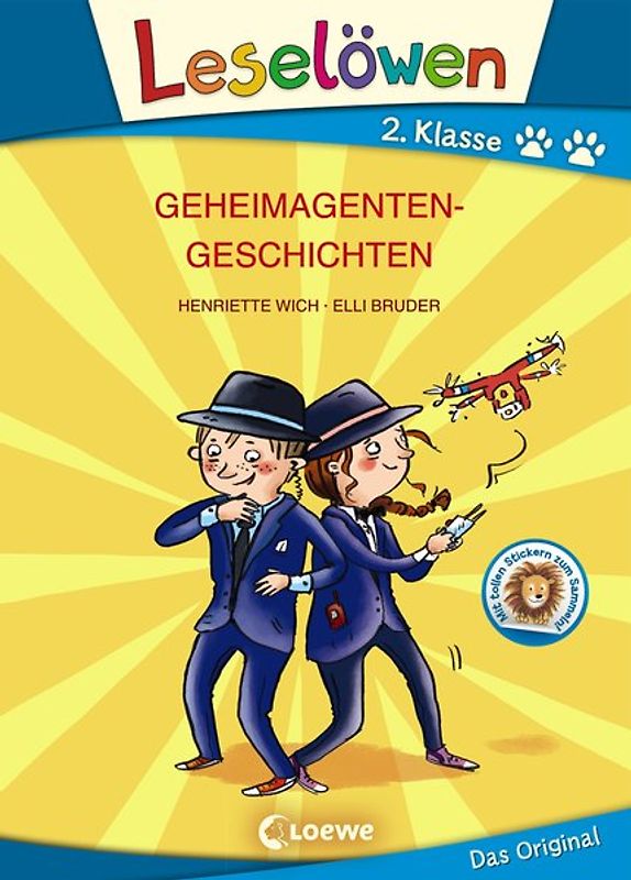 Leselöwen 2. Klasse - Geheimagentengeschichten (Großbuchstabenausgabe)