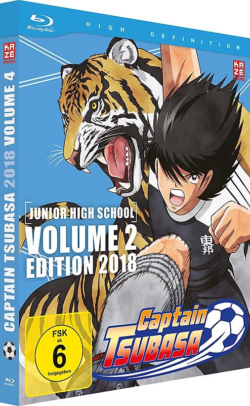 Captain Tsubasa 2018 - Box 4 - Junior High School - Ep. 41-52 Blu-ray Disc