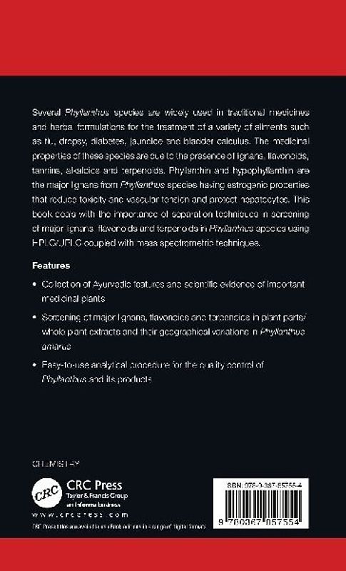 Phytochemistry of Plants of Genus Phyllanthus