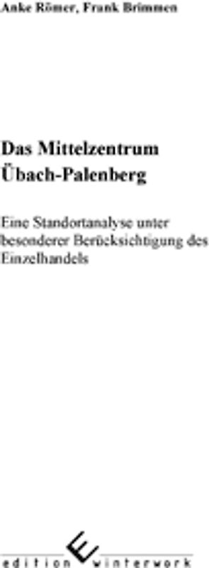 Das Mittelzentrum Übach-Palenberg