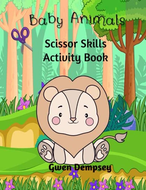 Baby Animals Scissor Skills Activity Book