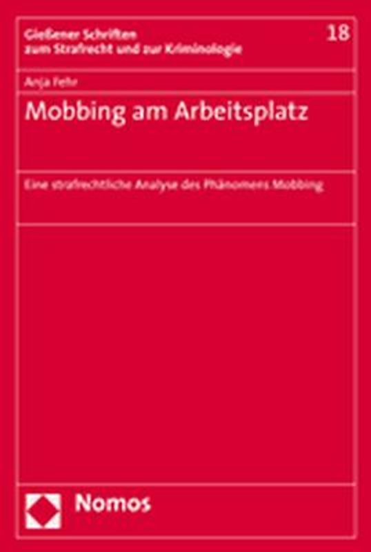 Mobbing am Arbeitsplatz