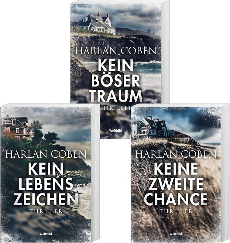 Kein Lebenszeichen / Keine zweite Chance / Kein böser Traum - Harlan Coben [Taschenbuch, Weltbild, 3 Bände]