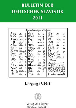 Bulletin der Deutschen Slavistik 2011