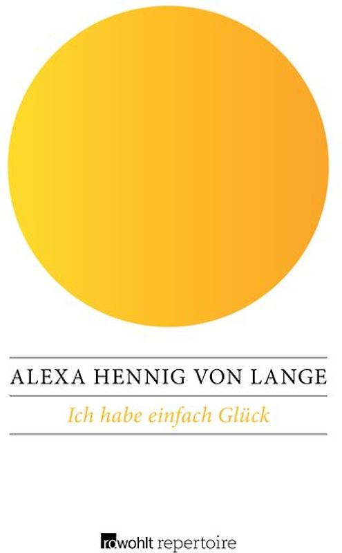 Ich habe einfach Glück