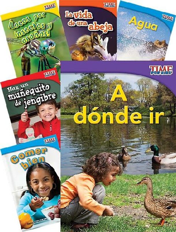 Time for Kids(r) Informational Text Grade 1 Spanish Readers Set 3 10-Book Set