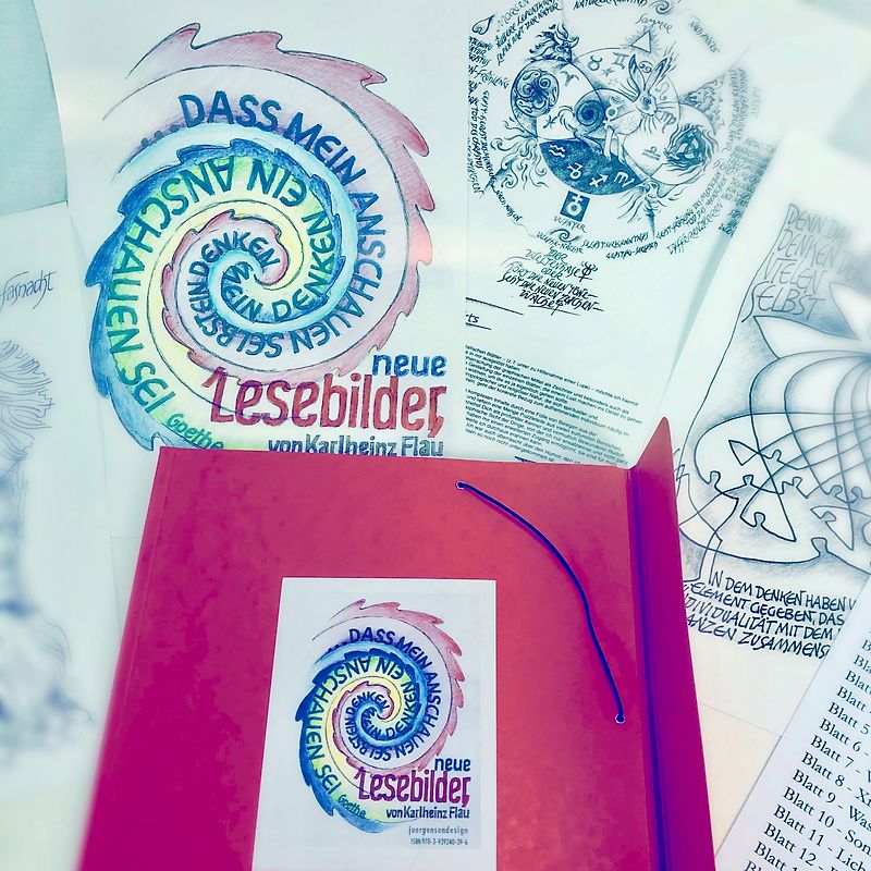 Neue Lesebilder, Mappe A3, 25 Drucke