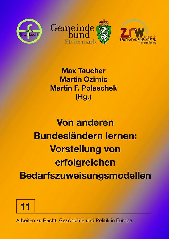 Von anderen Bundesländern lernen: Vorstellung von erfolgreichen Bedarfszuweisungsmodellen