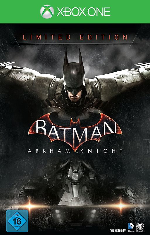 Batman: Arkham Knight [Limited Edition inkl. Steelbook, Comic Buch, Figur] Xbox One