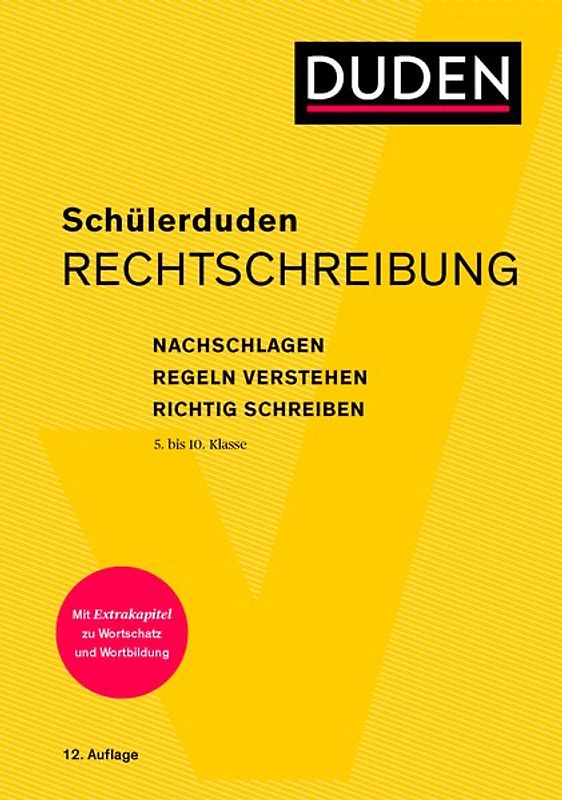 Schülerduden Rechtschreibung und Wortkunde (kartoniert)