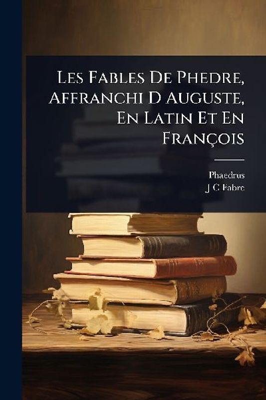 Les Fables De Phedre, Affranchi D Auguste, En Latin Et En François