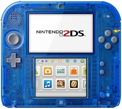 Nintendo 2DS transparent blau