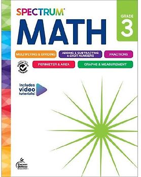 Spectrum Math Workbook, Grade 3