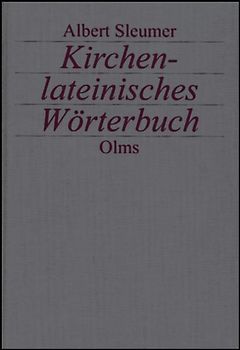 Kirchenlateinisches Wörterbuch