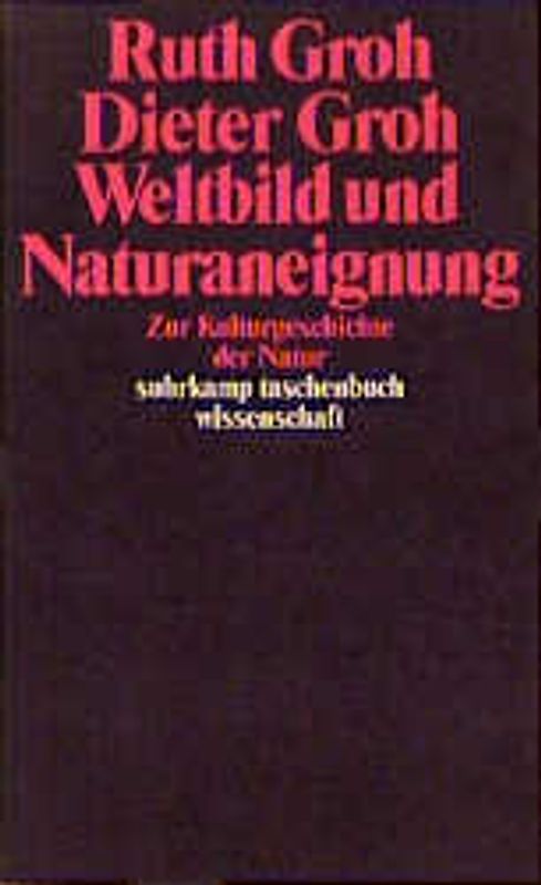 Weltbild und Naturaneignung