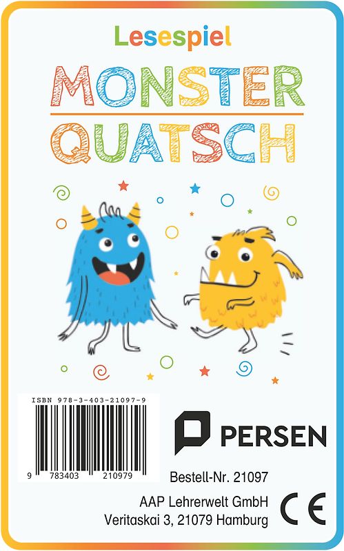 Lesespiel Monster-Quatsch