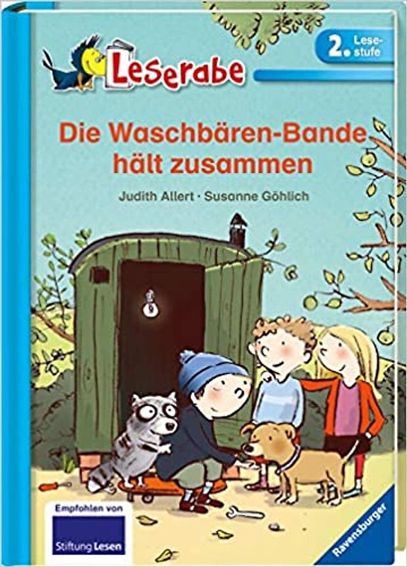 Leserabe - 2. Lesestufe: Die Waschbären-Bande hält zusammen