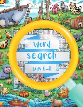 Word Search 6-8: An interesting and educational way to stimulate young children's language proficiency, enhancing their vocabulary and word skills.
