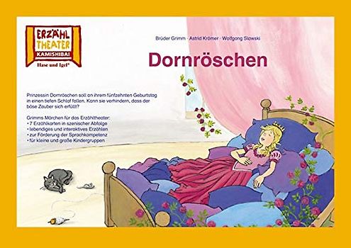 Kamishibai: Dornröschen: 7 Bildkarten für das Erzähltheater
