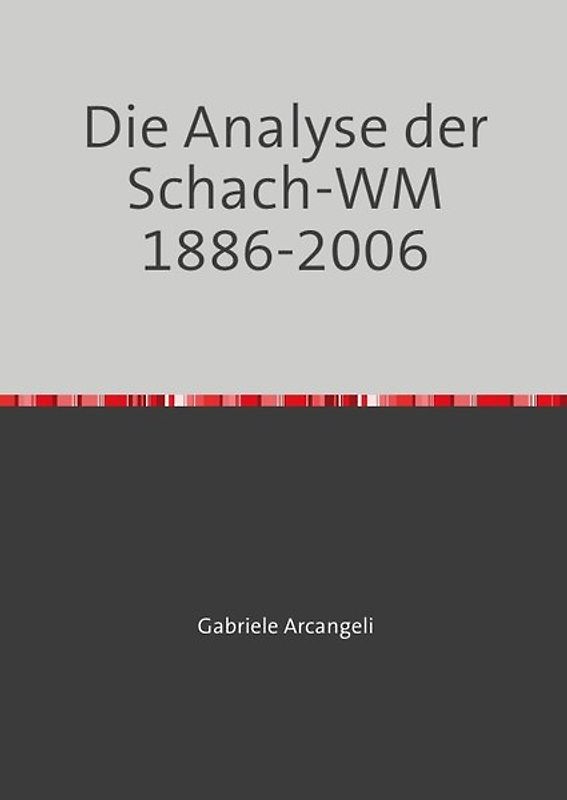 Die Analyse der Schach-WM 1886-2006