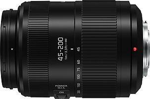 Panasonic Lumix G VARIO 45-200 mm F4.0-5.6 II O.I.S 52 mm Filtergewinde (Micro Four Thirds Anschluss) schwarz