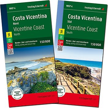 freytag & berndt Wanderkarten-Set Costa Vicentina 1:50.000