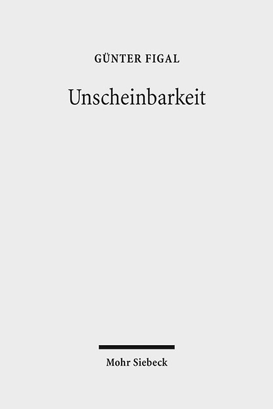 Unscheinbarkeit
