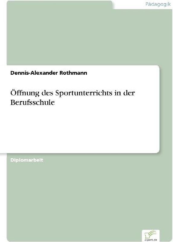 Öffnung des Sportunterrichts in der Berufsschule