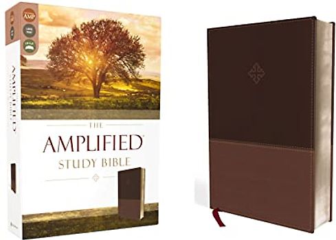 Amplified Study Bible, Imitation Leather, Brown