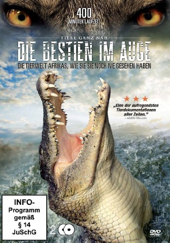 Die Bestien im Auge - Die Tierwelt Afrikas, wie Sie sie noch nie gesehen haben [2 DVDs] DVD