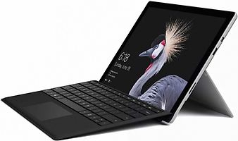 Microsoft Surface Pro 5 12,3" Intel Core i5 128GB SSD 4GB RAM [Wi-Fi, inkl. schwarzem Keyboard Dock, Surface Pro 4-Type Cover] grau
