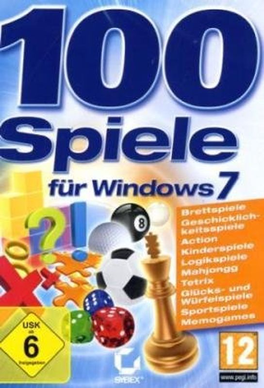 100 Spiele für Windows 7 PC Spiele