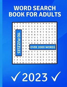 Word search book for adults 2023: lot's of themes mixed into these word puzzles. over 2000 words to find